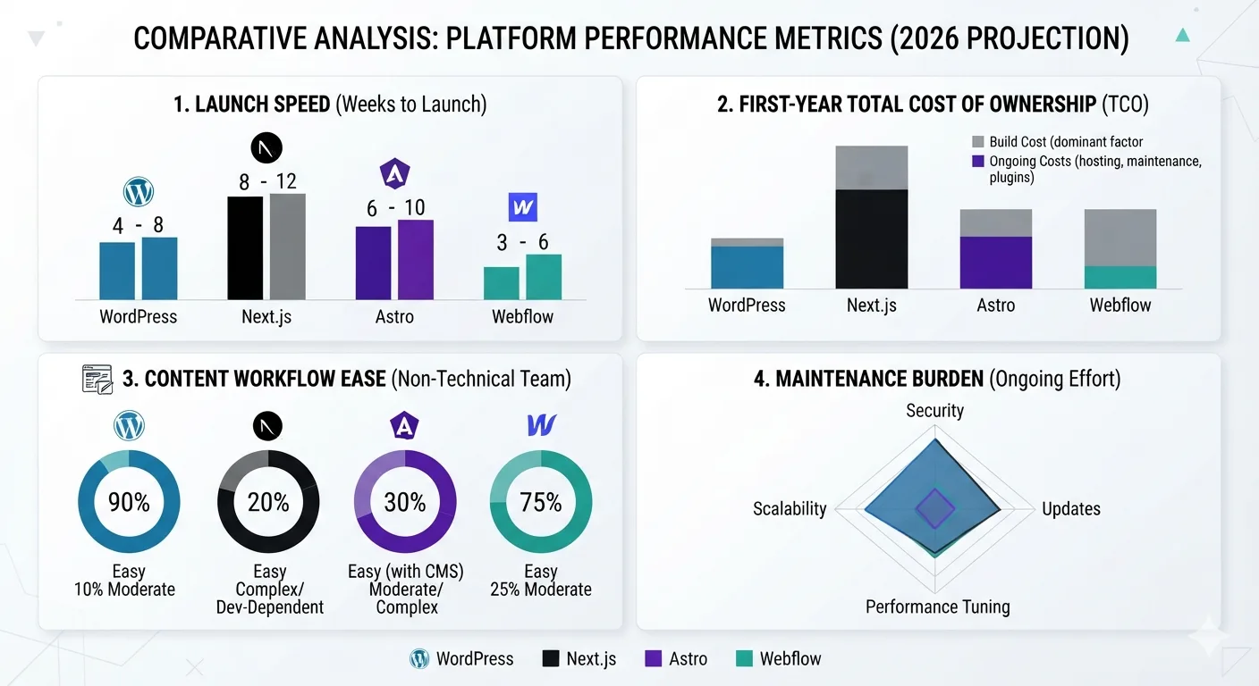 Comparative Graphic: The Core Business Metrics